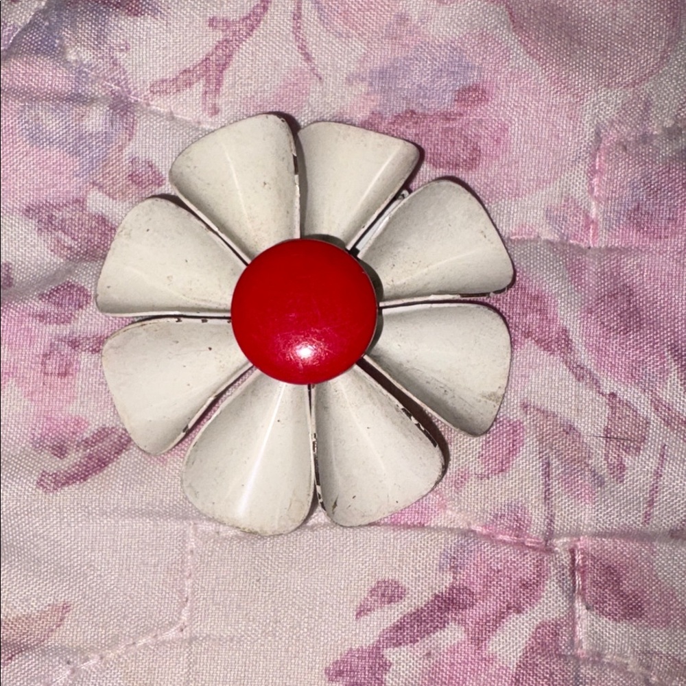 Assorted Floral Vintage-Inspired Enamel Brooches - Multicolor - Picture 2 of 14